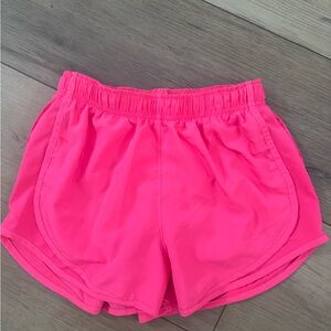 Nike Women's Bright Pink Athletic Shorts
